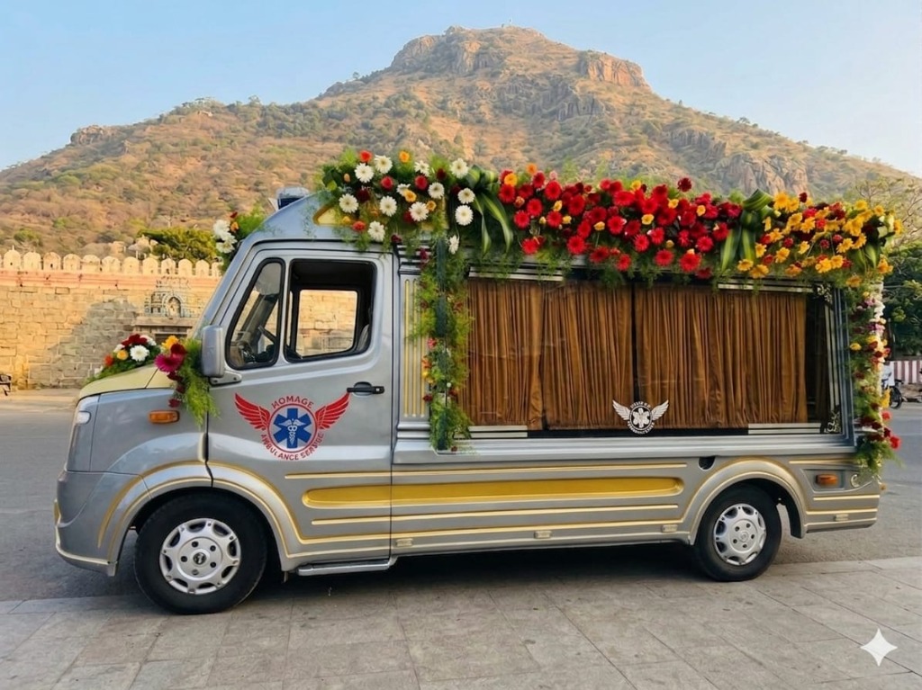 Funeral Hearse Van