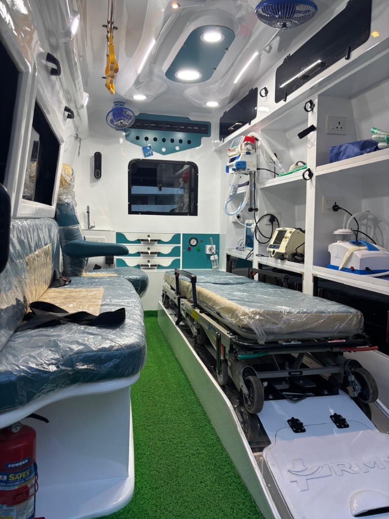 Homage ICU Ambulance – Full Interior Wide View